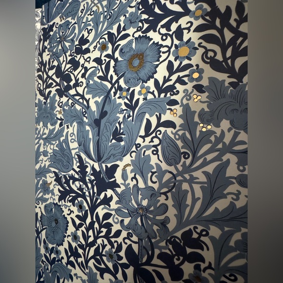 Set of 3 Morris & Co. Notebook / Journals large 9.75” x 7.5” Lined Gold Foil NWT - Picture 5 of 9